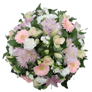 Coussin rond 50 cm - pastel
